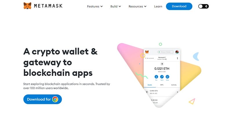 10. MetaMask - Best Crypto Website Designs For Your Inspiration