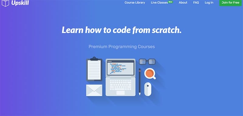 11. Upskill - Best Training Websites Example