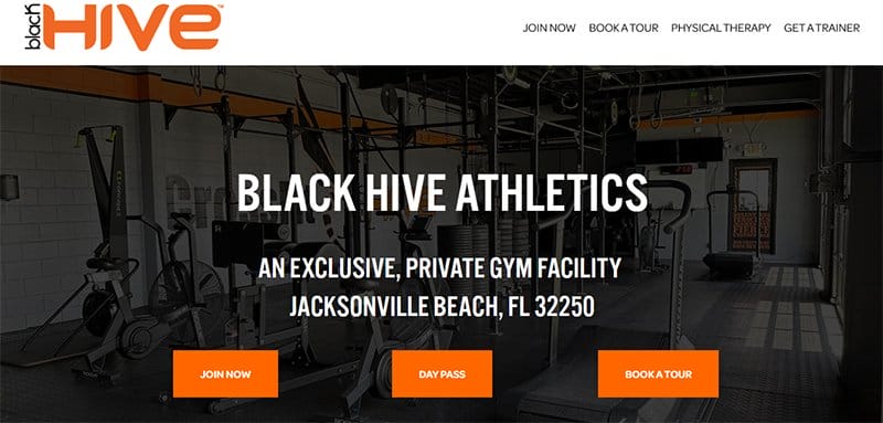 14. Black Hive Athletics - Best Training Websites Example