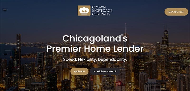 14. Crown Mortgage Company - Best Mortgage Website Design Ideas Example