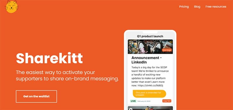 14. Sharekitt - Best Advocate Website Design Example