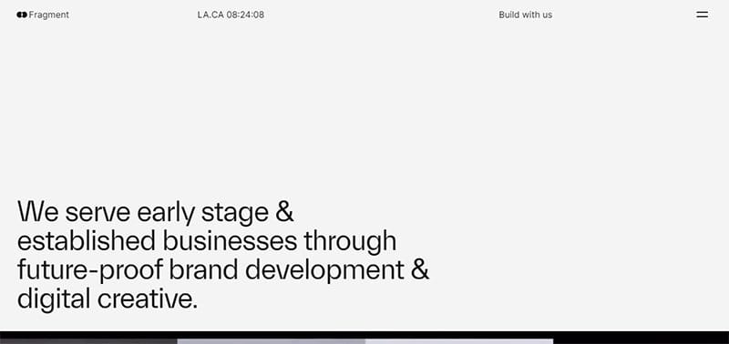 15. Fragment - Gray Websites with Neutral Color Schemes Example