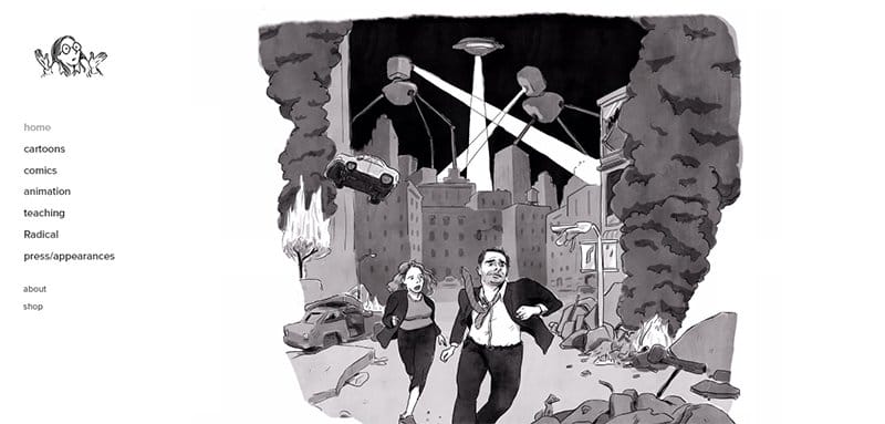 15. Sofia Warren - Examples Of Cartoonist Websites & Portfolios