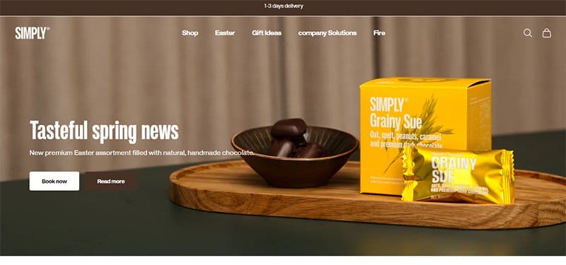 18. Simply Chocolate - Best Award-Winning Websites For Design Inspiration Example