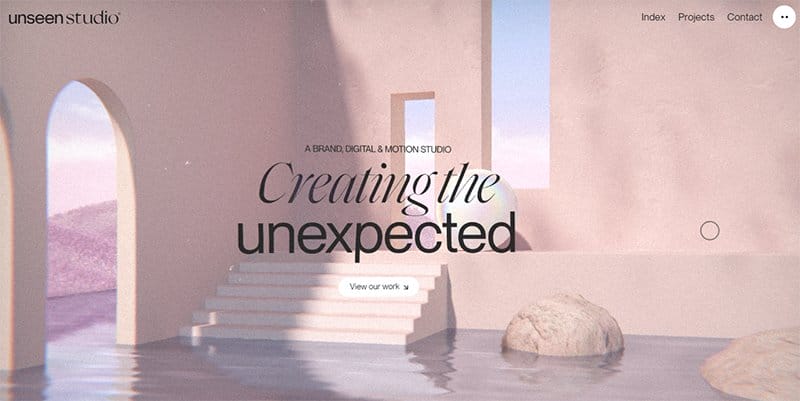 18. Unseen Studio - Best HTML Websites Example