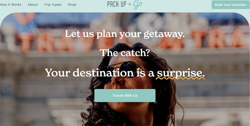 2. Pack Up + Go - Most Beautiful Vacation Rental Websites
