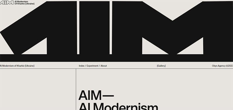 21. AI Modernism Of Kharkiv - Best Award-Winning Websites For Design Inspiration Example