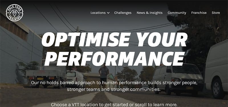 21. Vale Tudo Training - Best Training Websites Example