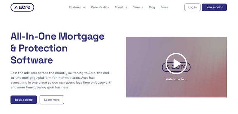 22. Acre Software - Best Mortgage Website Design Ideas Example