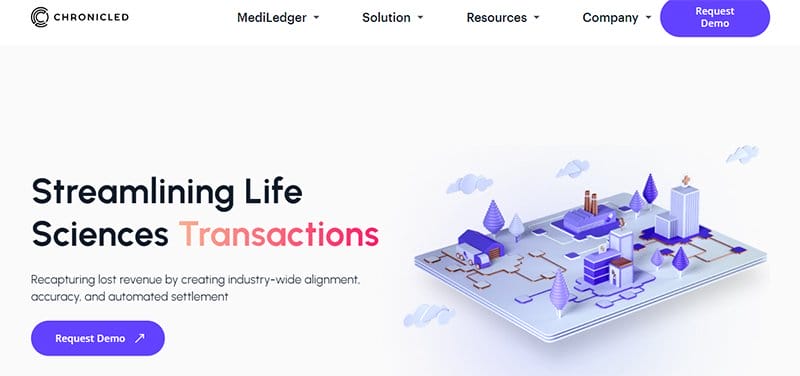 22. Chronicled - Best Crypto Website Designs For Your Inspiration