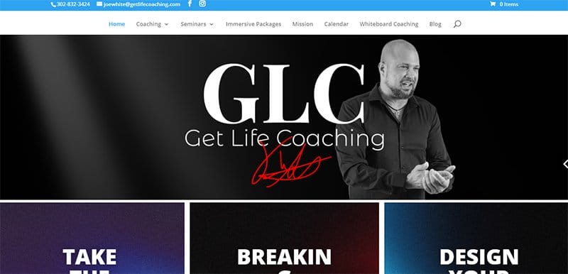 23. Get Life Coaching (GLC) - Best Training Websites Example