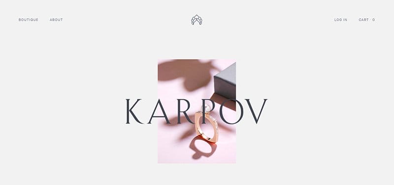 23. Karpov - Gray Websites with Neutral Color Schemes Example
