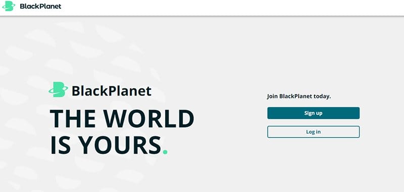 24. Black Planet - Gray Websites with Neutral Color Schemes Example