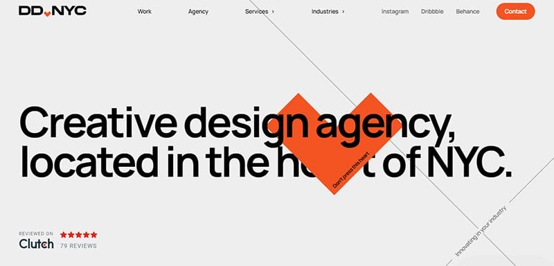 25. DD.NYC - Best HTML Websites Example