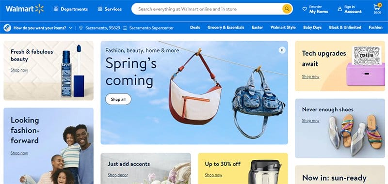 25. Walmart - List of Big Companies That Use Wix Example