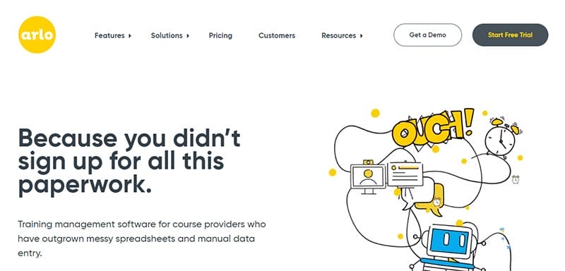 26. Arlo - Best Training Websites Example