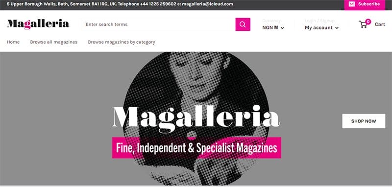 28. Magalleria - Best Award-Winning Websites For Design Inspiration Example