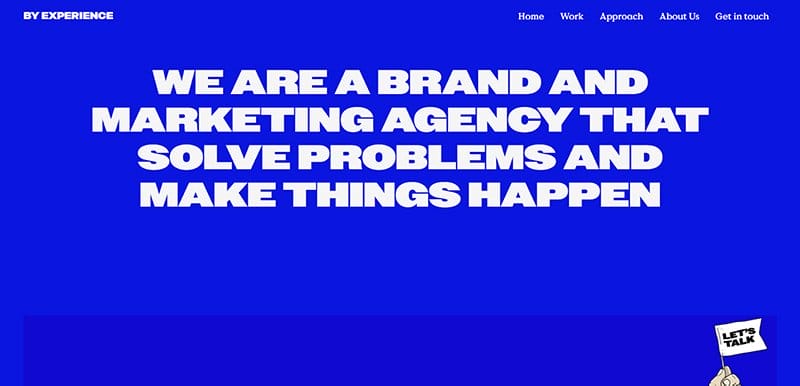 3. By Experience - Best Linear Website Examples For Design Inspiration
