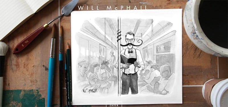 3. Will McPhail - Examples Of Cartoonist Websites & Portfolios