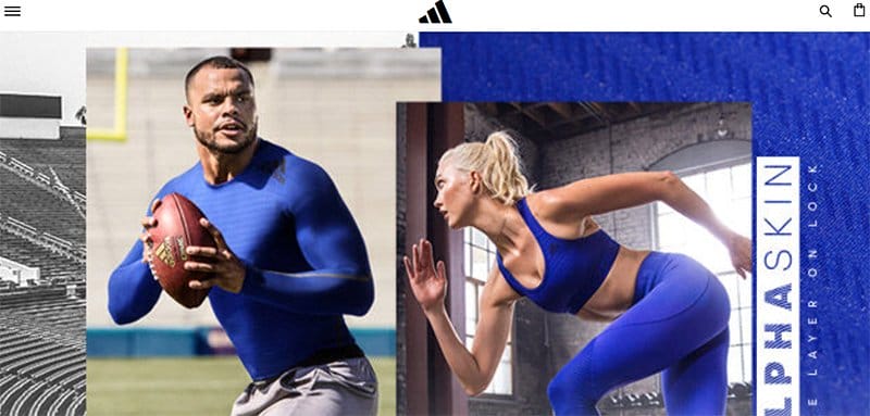 30. Adidas - List of Big Companies That Use Wix Example