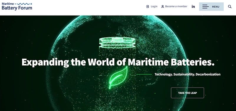 5. Maritime Battery Forum - Great Marine Website Examples