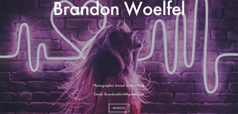 6. Brandon Woelfel - Inspiring Squarespace Photography Website Examples