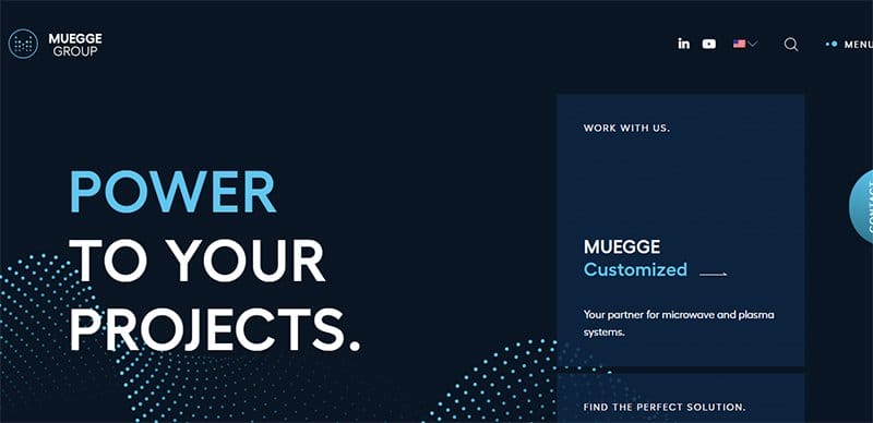 6. Muegge Group - Best Science Website Design Examples
