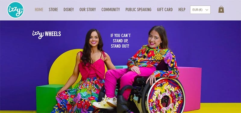 7. Izzy Wheels - Best Award-Winning Websites For Design Inspiration Example