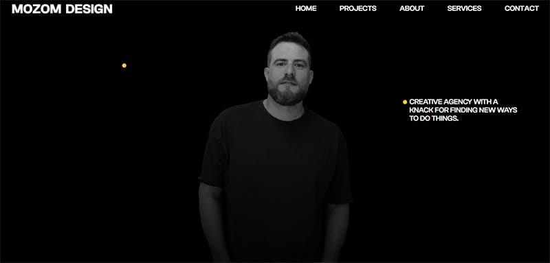 7. Mozom - Excellent Website Redesign Example After