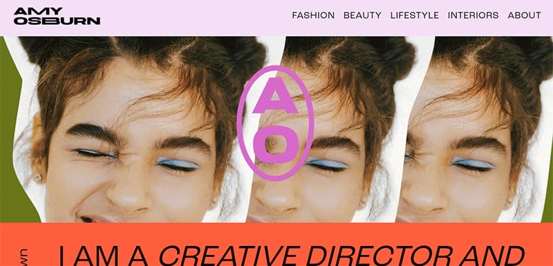 1. Amy Osburn - Inspiring Art Director Portfolio Example