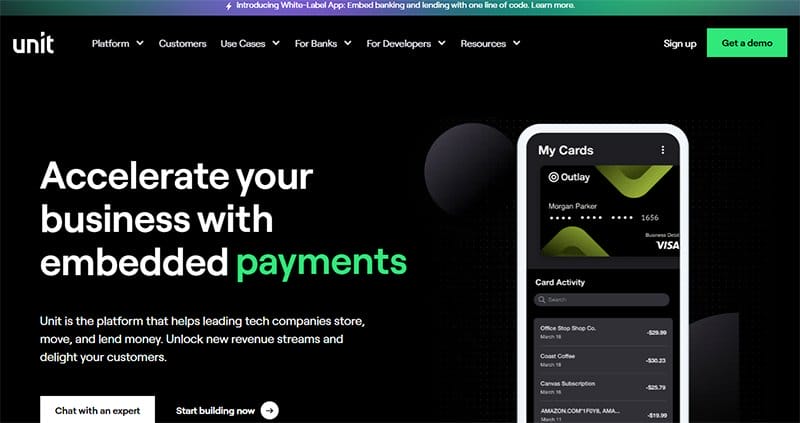 10. Unit - Best Bank Website Designs To Inspire You Example