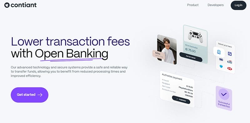 11. Contiant - Best Bank Website Designs To Inspire You Example