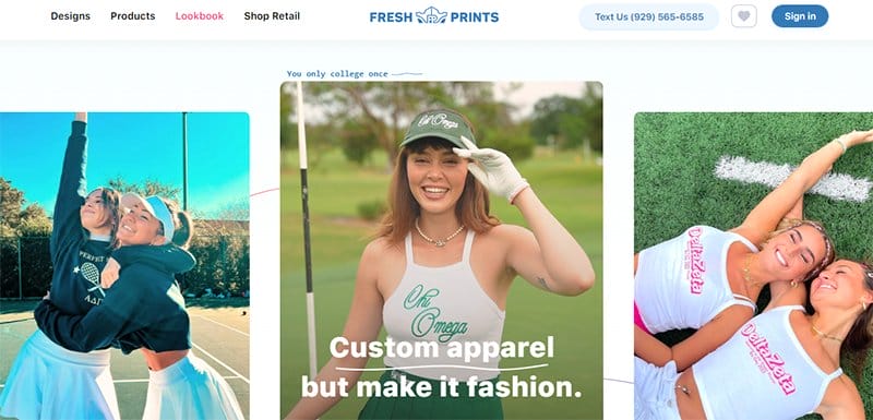 11. Fresh Prints - Above-the-Fold Content Examples to Inspire