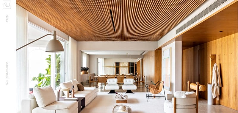 11. Nildo José - Interior Design Portfolio Website Example