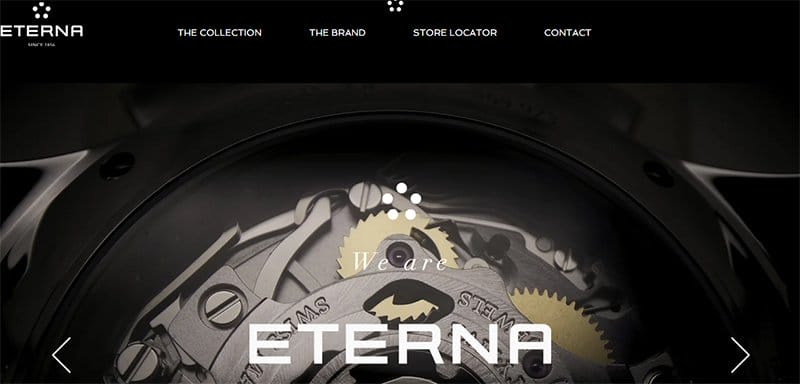 12. Eterna - Above-the-Fold Content Examples to Inspire