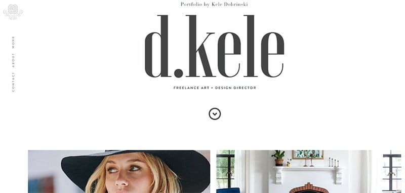 14. Kele Dobrinski - Inspiring Art Director Portfolio Example
