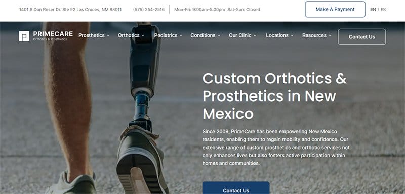 14. PrimeCare - Best Hospital Website Designs That Will Inspire Yours