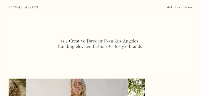 15. Rachael Desztich - Inspiring Art Director Portfolio Example