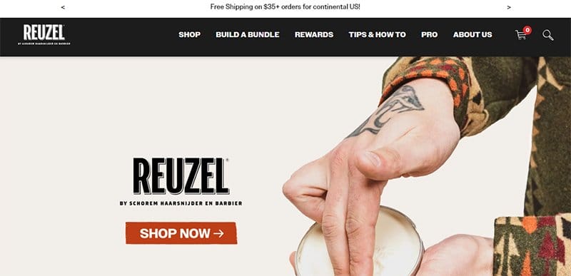 17. Reuzel - Graphic Design Trends Example