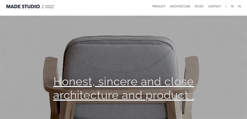 19. Made Studio - Best Architecture Portfolio Websites