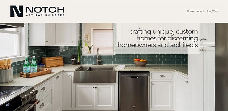 2. Notch Artisan Builders - Best Home Builders Websites Out There to Inspire You