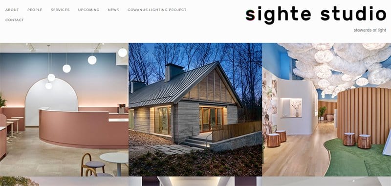 2. Sighte Studio - Best Architecture Portfolio Websites