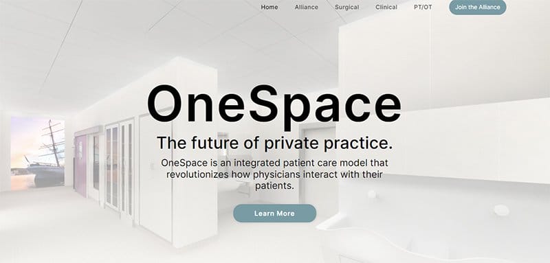 20. OneSpace Medical - Best Hospital Website Designs That Will Inspire Yours
