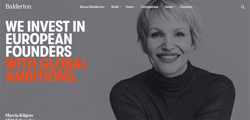 22. Balderton - Best Examples of Venture Capital Website Design