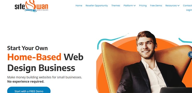 25. SiteSwan Website Builder - Best Franchise Website Designs