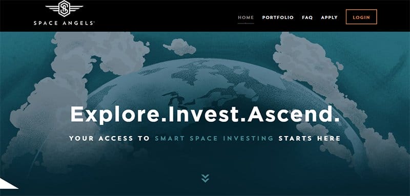 27. Space Angels - Best Examples of Venture Capital Website Design