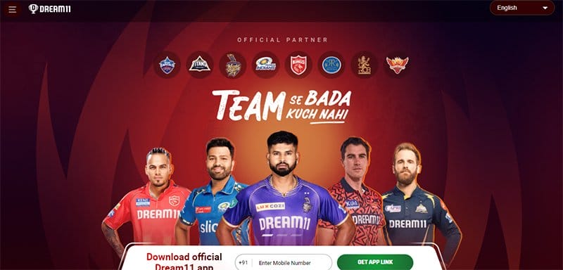 3. Dream11 - Unicorn Startups in India Example