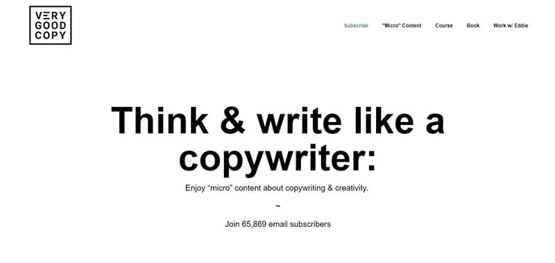 34. Very Good Copy - Above-the-Fold Content Examples to Inspire