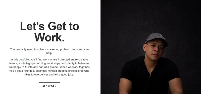 4. Drew Collins - Inspiring Art Director Portfolio Example