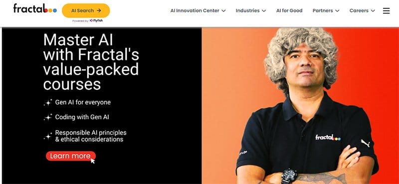 4. Fractal Analytics - Artificial Intelligence Companies in India Example